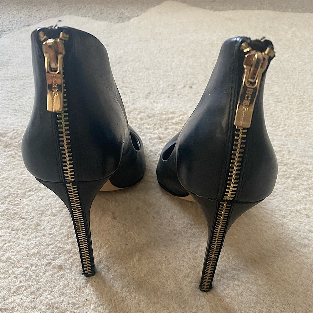BCBG Zipper back heels.